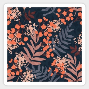 Botanical Floral Seamless pattern 0 Sticker